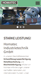 Mobile Screenshot of homatec-industrie.de